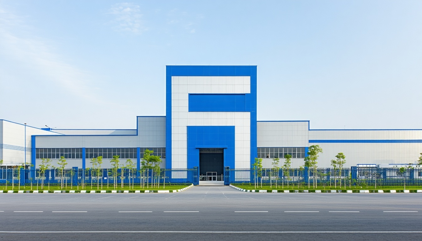 Logo of an industrial automation factory