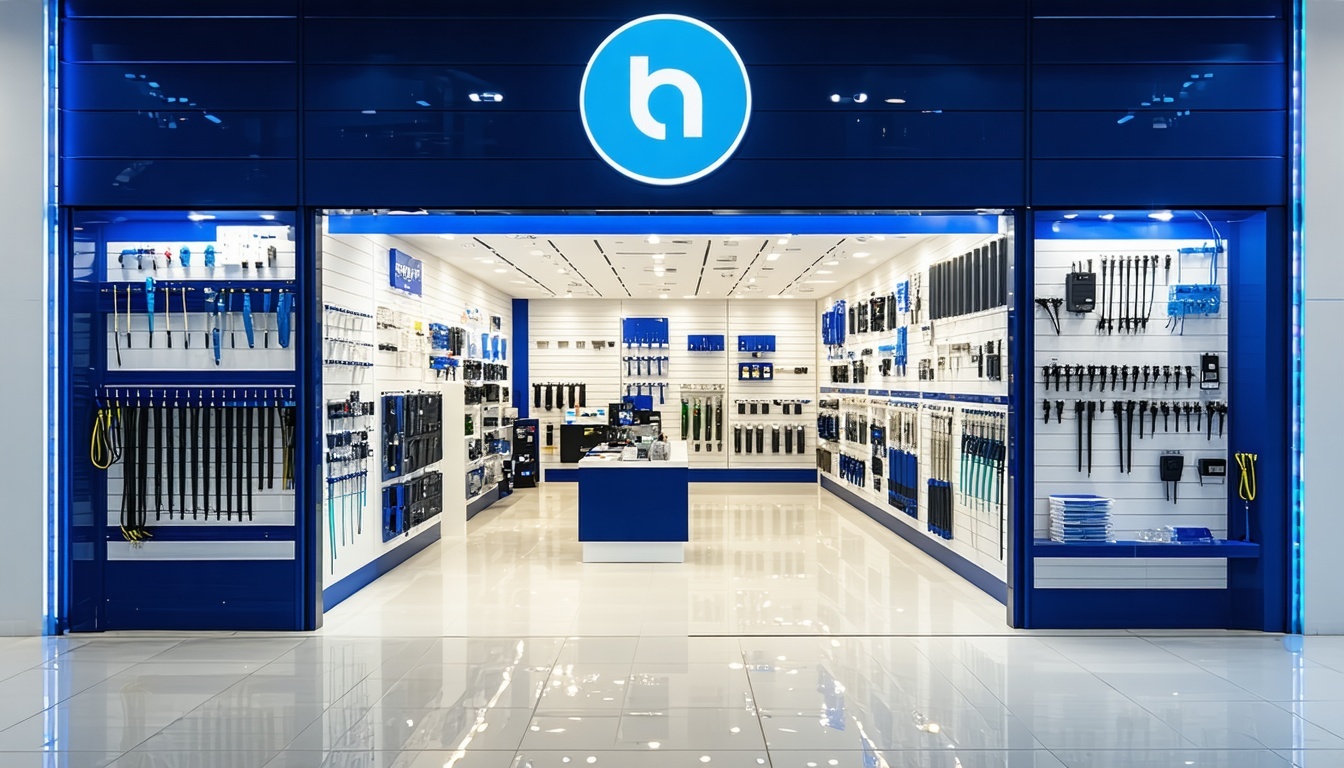 Logo of a retail electrical store