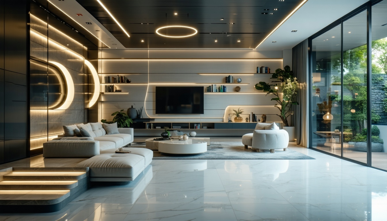 Logo of a modern smart home